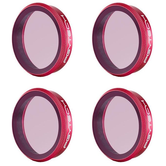 Pgytech Filtri Combo Kit 4 Pezzi PRO ND per DJI Osmo Action