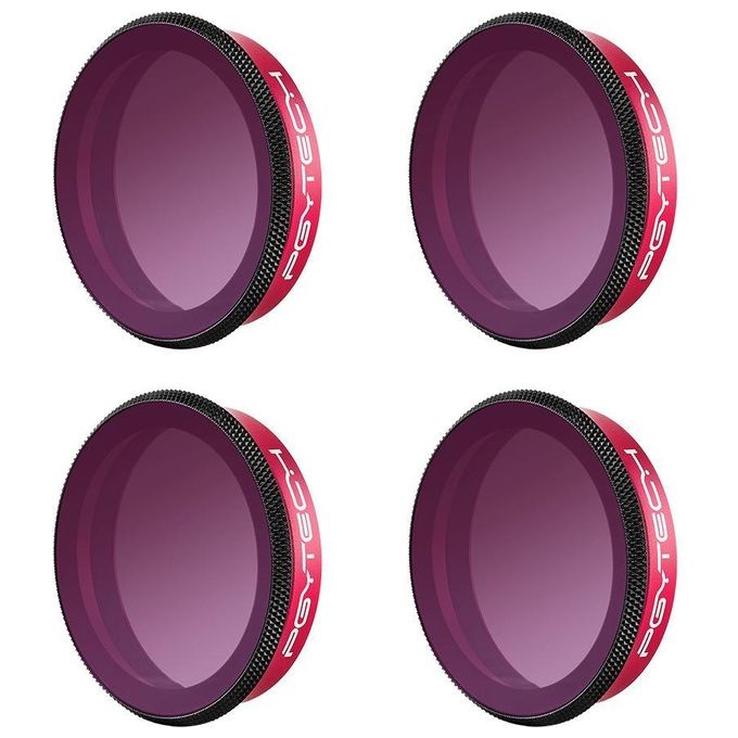 Pgytech Filtri Combo Kit 4 Pezzi PRO ND-PL per DJI Osmo Action