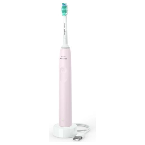 HX3651/11 Sonicare 2100 Spazzolino Elettrico Sonico 1 modalità SmartTimer autonomia 14 giorni colore Rosa