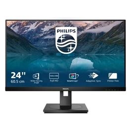 242S9JML Monitor Full HD 24 pollici 1920x1080 75Hz VGA DVI HDMI DisplayPort hub USB Nero
