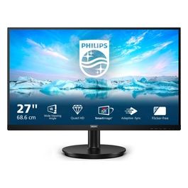 275V8LA/00 Monitor QHD da 27 pollici, altoparlanti, FreeSync (2560x1440, 75 Hz, DisplayPort, HDMI), colore nero