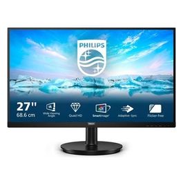 275V8LA/00 Monitor QHD da 27 pollici, altoparlanti, FreeSync (2560x1440, 75 Hz, DisplayPort, HDMI), colore nero