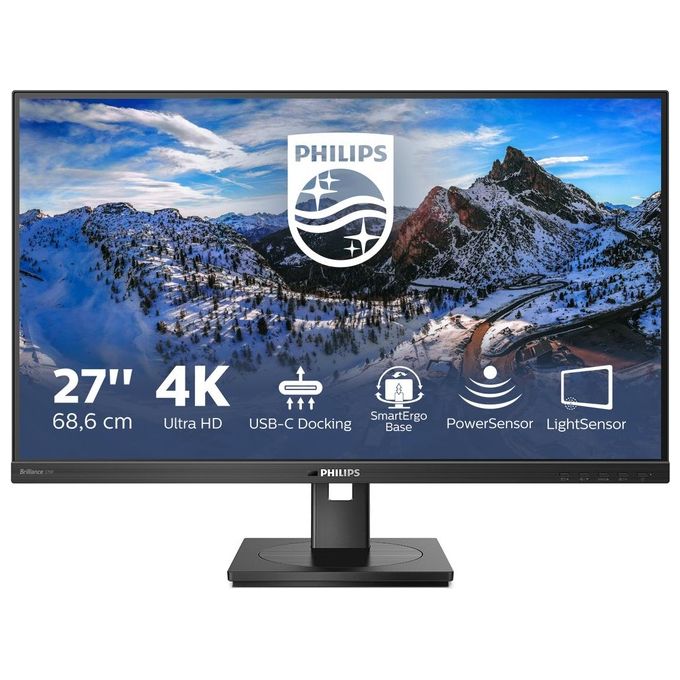 immagine di Philips 279P1 Monitor PC 27" 4K Ultra HD IPS 60 Hz (Nero)