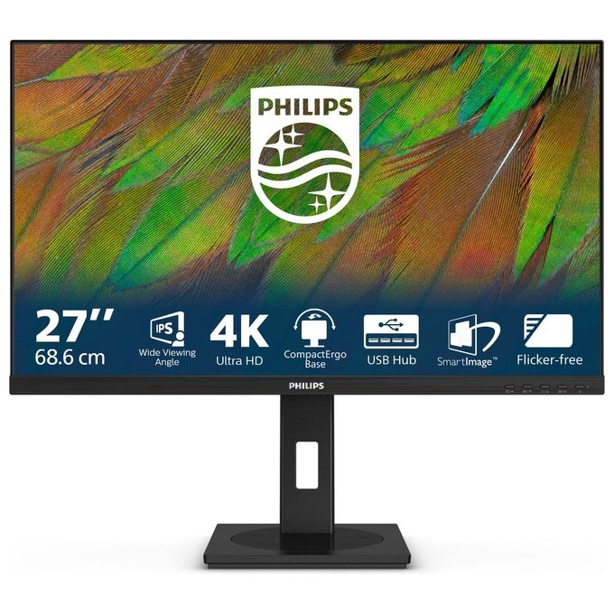 Philips 27B1N3800 Monitor PC 27" 4K Ultra HD IPS 60 Hz (Nero)
