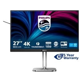 27B2U6903 6000 Series monitor a LED 27" 3840 x 2160 4K UHD (2160p) @ 60 Hz IPS 350 cd/m² 1000:1 4 ms Thunderbolt 4 2xHDMI DisplayPort altoparlanti carbone argento