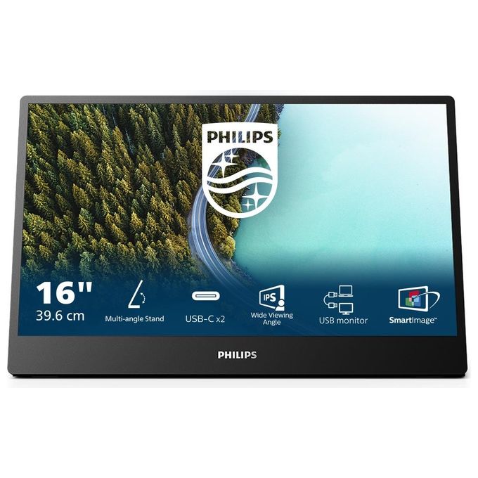 Image of Philips 3000 series 16B1P3302D-00 Monitor Pc 15.6'' 1920x1080 Pixel Full Hd Led Nero