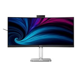 34B2U6603CH 6000 Series monitor a LED curvato 34" 3440 x 1440 WQHD @ 120 Hz VA 550 cd/m² 4000:1 DisplayHDR 400 4 ms Thunderbolt 4 2xHDMI DisplayPort altoparlanti carbone