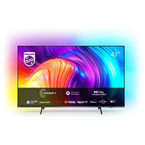 Philips 43PUS8517 Tv Led 43" 4K Ultra Hd Smart Tv Wi-Fi Antracite
