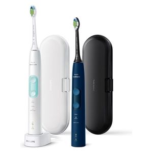 Philips Sonicare Protectiveclean 5100 4500 Series Spazzolini Elettrico Sonici, Con Custodia Da Viaggio, Confezione Da 1 Spazzolino Bianco E 1 Spazzoli-image