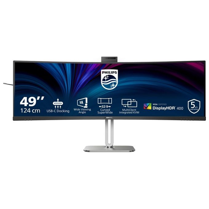 Philips 49B2U5900CH-00 Monitor PC 49" Quad HD VA (Nero)