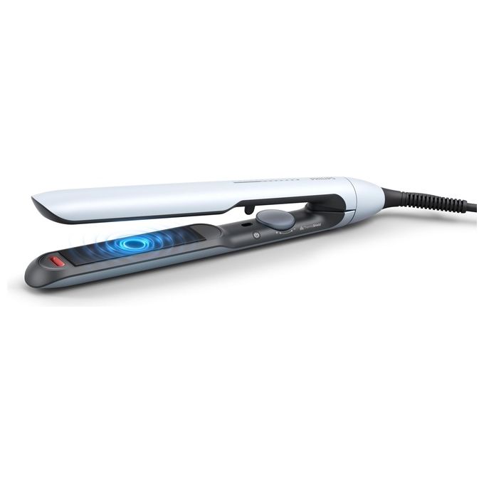 Philips BHS520-00 Serie 5000 Piastra per Capelli Tecnologia Termoprotettiva Piastre in Ceramica Ionizzazione colore Bianco