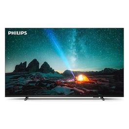 Philips 55PUS7609/12 Smart TV 55 Pollici 4K Ultra HD Display LED Sistema Titan OS DVBT2HD/C/S2 Classe F Wi-Fi colore Grigio