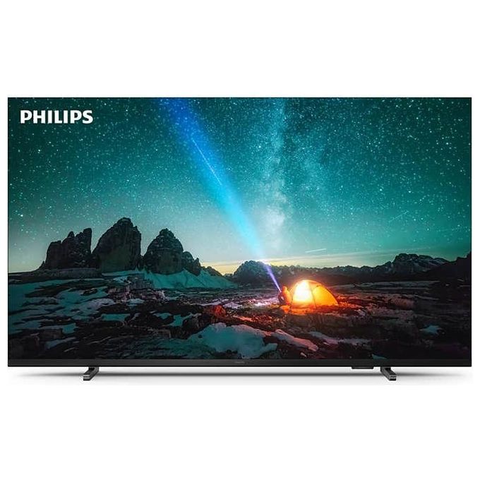 Philips 55PUS7609-12 Smart TV 55 Pollici 4K Ultra HD Display LED Sistema Titan OS DVBT2HD-C-S2 Classe F Wi-Fi colore Grigio