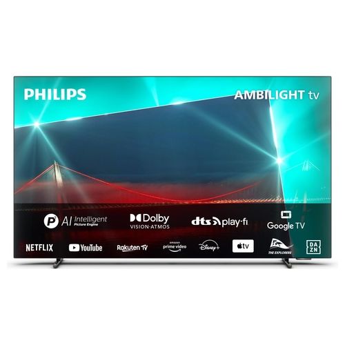 Philips 65OLED718/12 Tv Led 65" 4K Ultra HD Smart TV Wi-Fi Metallico