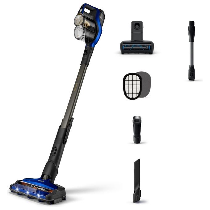 Philips 8000 Series Scopa Elettrica Senza Fili con Spazzola di Aspirazione A 360°