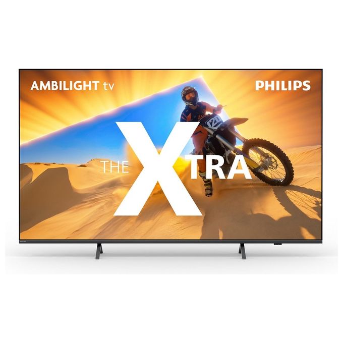 Image of Philips Ambilight Xtra 55PML9019 4K Quantum Dot MiniLED Smart TV 55'' con Processore P5 Perfect Picture Ultra HD Titan OS Dolby Vision e Dolby Atmos Sound Grigio Antracite