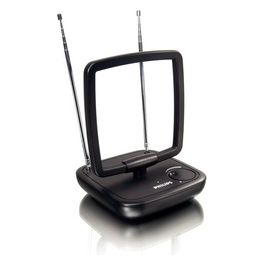 Antenna TV Digitale SDV5120/12 Nera Amplificazione 36 dBi, Ricezione FM, UHF, VHF