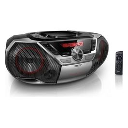 Philips AZ700T/12 Impianto Stereo Portatile Analogico 12W FM Nero/Argento Riproduzione MP3