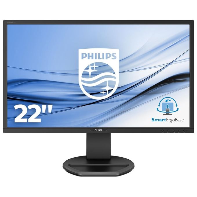 Philips Monitor Flat 21.5" B Line 221B8LHEB Led Full Hd Tempo di risposta 1 ms 