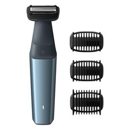 BG3015/15 Bodygroom Series 3000 Rasoio Corpo Wet & Dry Autonomia 50 min Nero/Blu