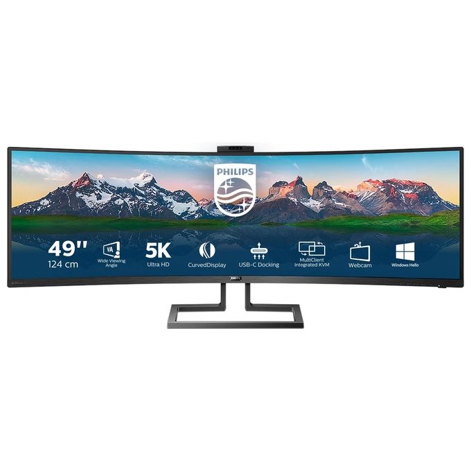 Philips 499P9H-00 Brilliance Monitor PC 49" VA (Nero - Blu)