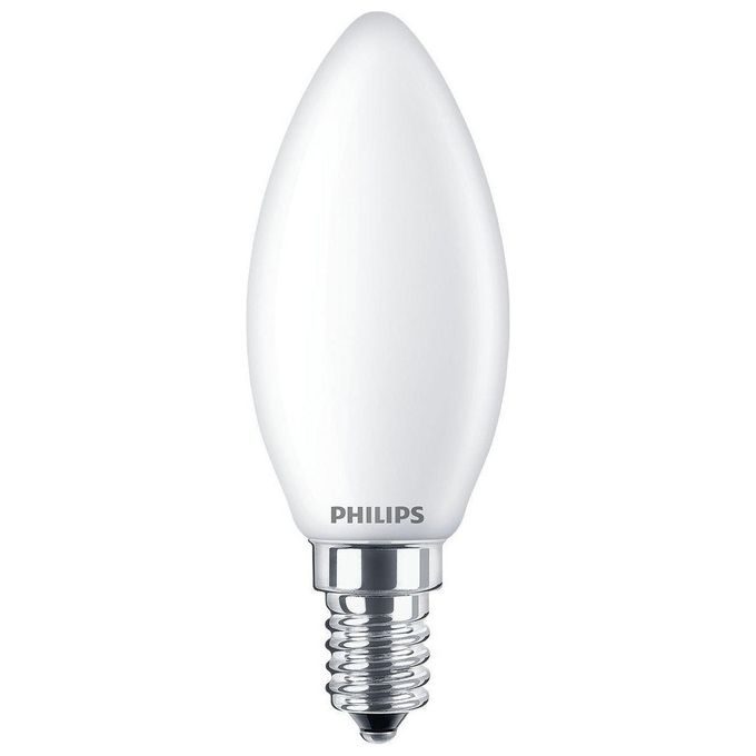 Philips Candela Lampadina Led 60W e14 Luce Bianco Caldo
