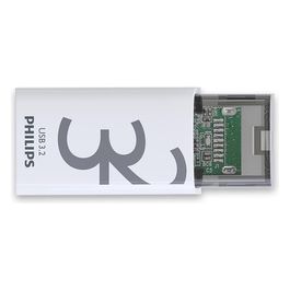 Click Unita' Flash Usb 32Gb Usb Tipo-c 3.2 Gen 1 (3.1 Gen 1) Trasparente/Bianco