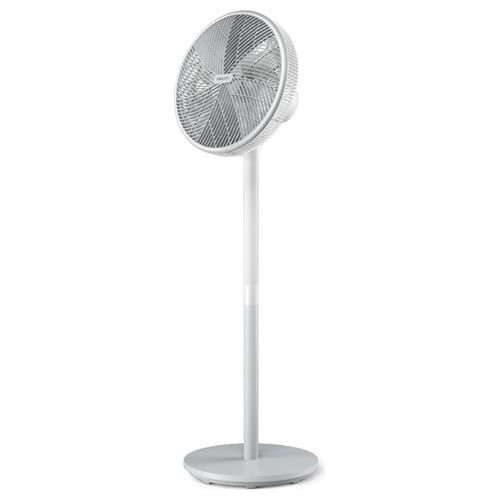 CX2550/00 Ventilatore a Piantana a Terra con 7 Pale Diametro 40 cm Oscillante e Timer Bianco