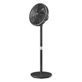 Ventilatore a Piantana da Terra 7 Pale Diametro 40 cm Auto Oscillante 3 Velocità con Timer colore Grafite