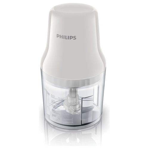 Philips HR1393/00 Daily Collection Tritatutto Easy Press 450 W 0,7Lt Trasparente/Bianco