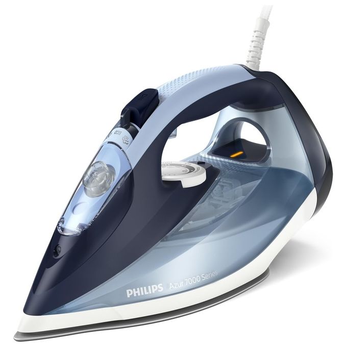 Philips DST7020 Ferro da Stiro a Vapore 2800W 50g-min SteamGlide Plus Blu