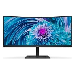 PHILIPS Monitor 34" LED VA 346E2CUAE / 00 Curvo 3440x1440 UWQHD Tempo di Risposta 4 ms Frequenza di aggiornamento 100 (Hz)