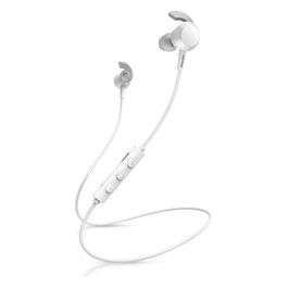 Philips E4205WT/00 Cuffie Bluetooth Wireless Iin Ear Driver al Neodimio 8.2mm Telecomando in Linea Pulsante BASS Boost Bianco