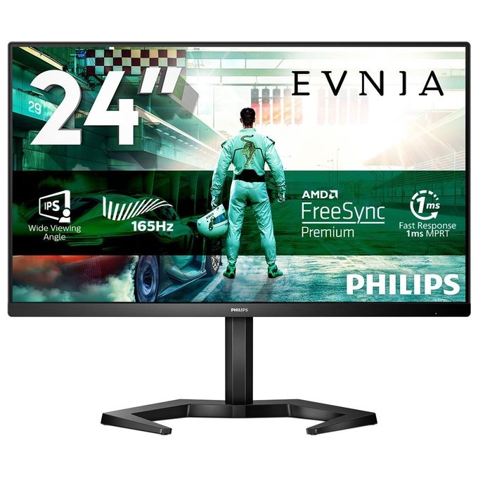 Philips 24M1N3200ZS-00 Evnia Monitor PC 23.8'' Full HD IPS 165Hz 1ms AMD FreeSync Premium colore Nero