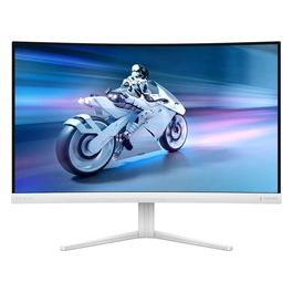 Evnia 27M2C5201L - Monitor gaming curvo FHD da 27 pollici 180 Hz 1 ms GtG FreeSync Prem. (1920x1080 2x HDMI 2.0 1x DP 1.4) bianco