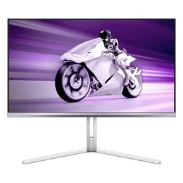 Evnia 27M2N8500 Monitor Gaming OLED QHD da 27'' 360 Hz 003 ms HDR400 Ambiglow FreeSync G-Sync Altoparlanti (2560x1440 2X HDMI 2.1 1x DP 1.4 Hub USB) Bianco