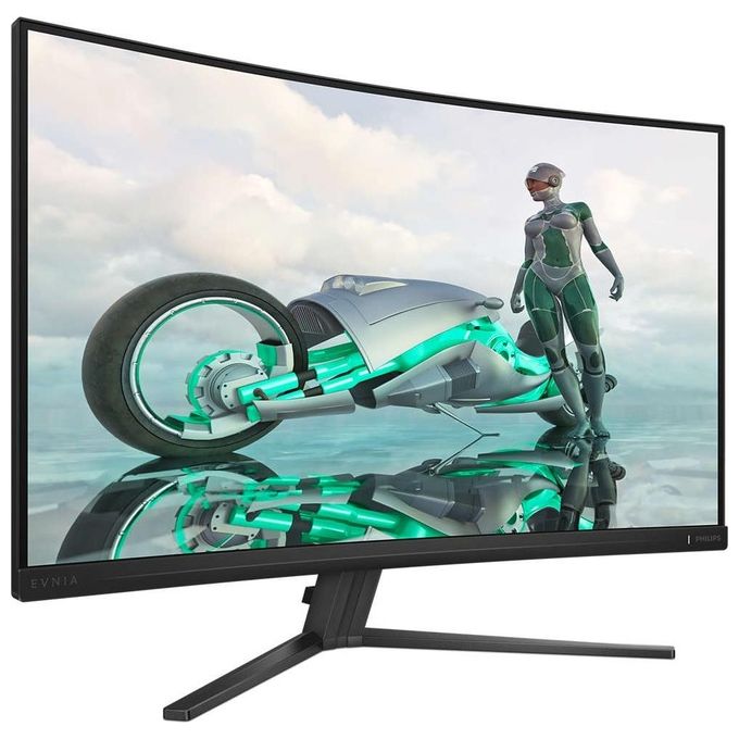 PHILIPS Evnia 32M2C3500L - Monitor gaming curvo QHD da 32 pollici 180 Hz 05 ms FreeSync Premium HDR10 (2560x1440 2x HDMI DisplayPort) grigio scuro