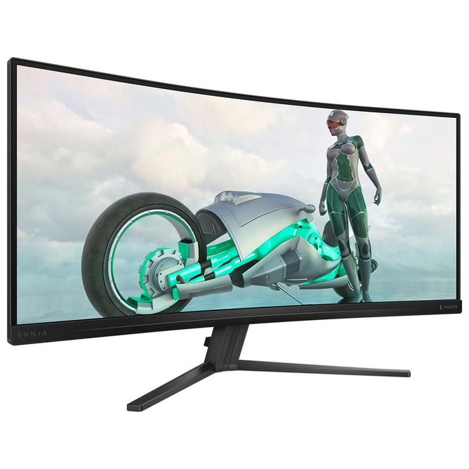 PHILIPS Evnia 34M2C3500L - Monitor gaming curvo WQHD da 32 pollici 180 Hz 05 ms FreeSync Premium HDR10 (3440x1440 2x HDMI DisplayPort) grigio scuro