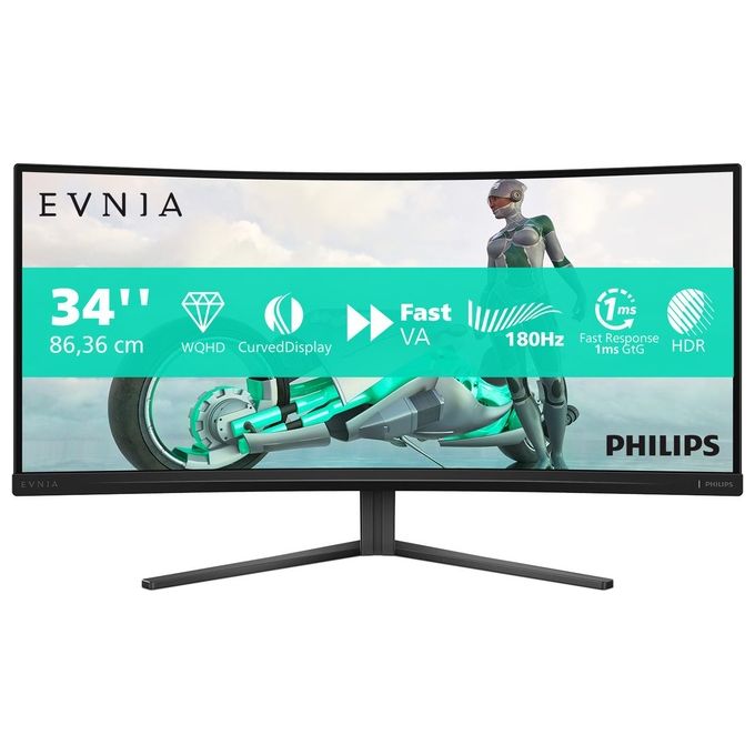 Philips 34M2C3500L Monitor PC 34" Quad HD VA 180 Hz (Nero)