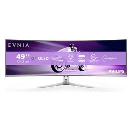 Evnia 8000 49M2C8900L/00 Monitor PC 48.9" 5120x1440 Pixel Dual QHD QDOLED Bianco