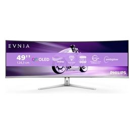 Evnia 8000 49M2C8900L/00 Monitor PC 48.9" 5120x1440 Pixel Dual QHD QDOLED Bianco