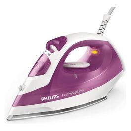 Philips GC1424/30 Featherlight Plus Ferro da Stiro a Vapore con Piastra Antiaderente Capacita' 0,16 Litri 1400 W 15 g/min Viola