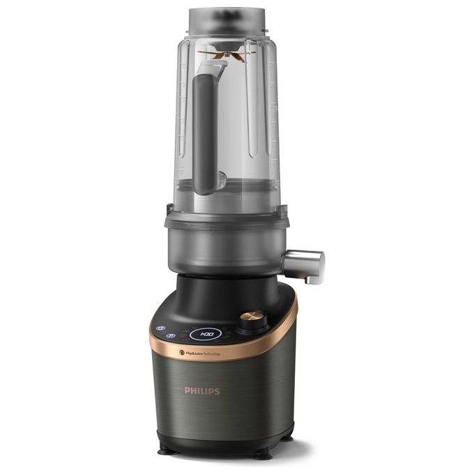Philips Frullatore HR3770-00 Blender Flip et Juice Potenza 1500W Inox Funzione Turbo