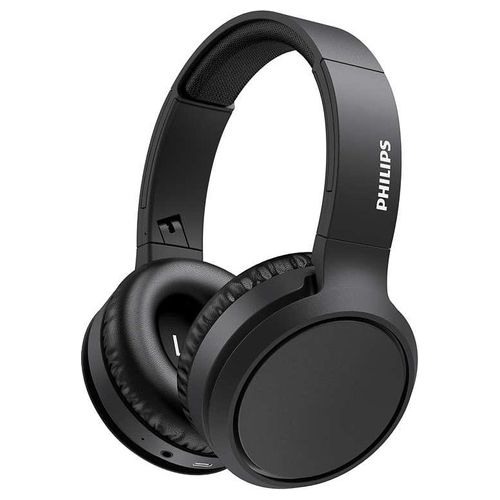 Philips H5205BK/00 Cuffie Bluetooth Over Ear Wireless con Microfono Pulsante BASS Boost Nero