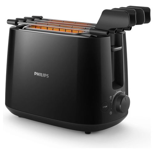 Philips HD2583/90 Daily Collection Tostapane con Pinza per Sandwich 600W Nero