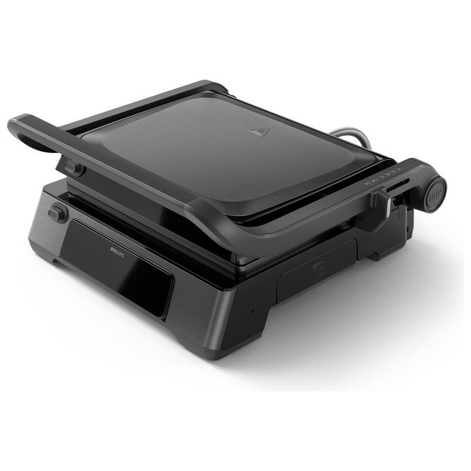 Philips HD6307-70 Bistecchiera Elettrica Sensore di Temperatura 8 Funzioni Preimpostate 2000W