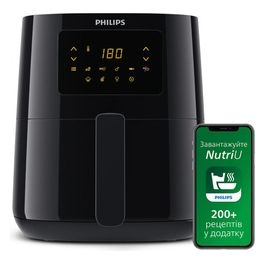 HD9252/90 Serie 3000 Friggitrice ad Aria 4,1 Litri 1400W Tecnologia Rapid Air Nero