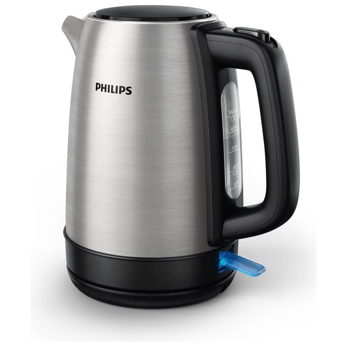 Philips HD9350-90 Daily Collection Bollitore Elettrico 1,7 L 2200 W Acciaio Inox Base 360° Filtro colore Acciaio Inox