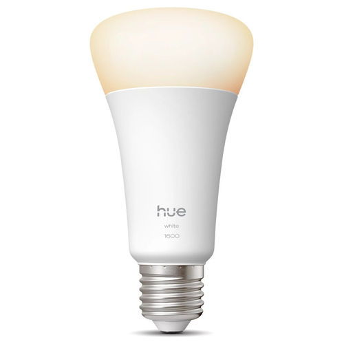 Hue White lampadina smart LED A67, attacco E27, 1600 lm, luce bianca calda 2700K, 13,5W, Bluetooth Zigbee, dimmerabile
