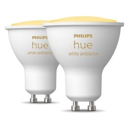 Philips Hue White Ambiance 2 Lampadine Smart Gu10 35W